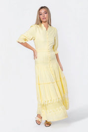 Hallie Dress (Light Yellow)