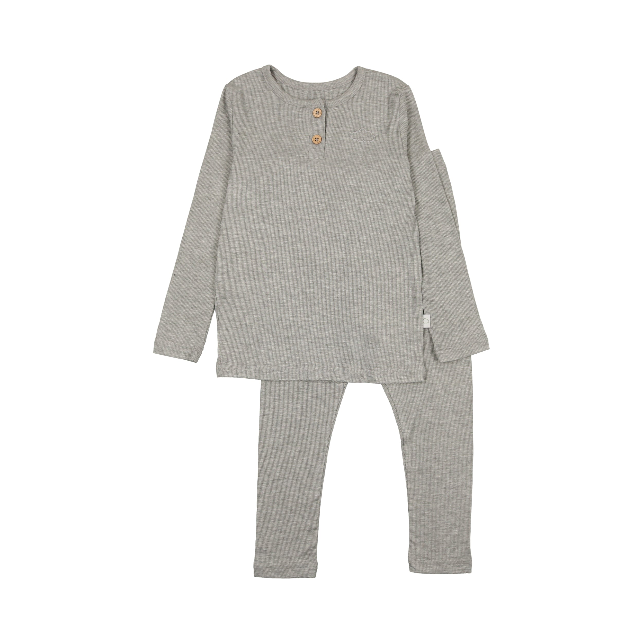 Henley Set- Grey