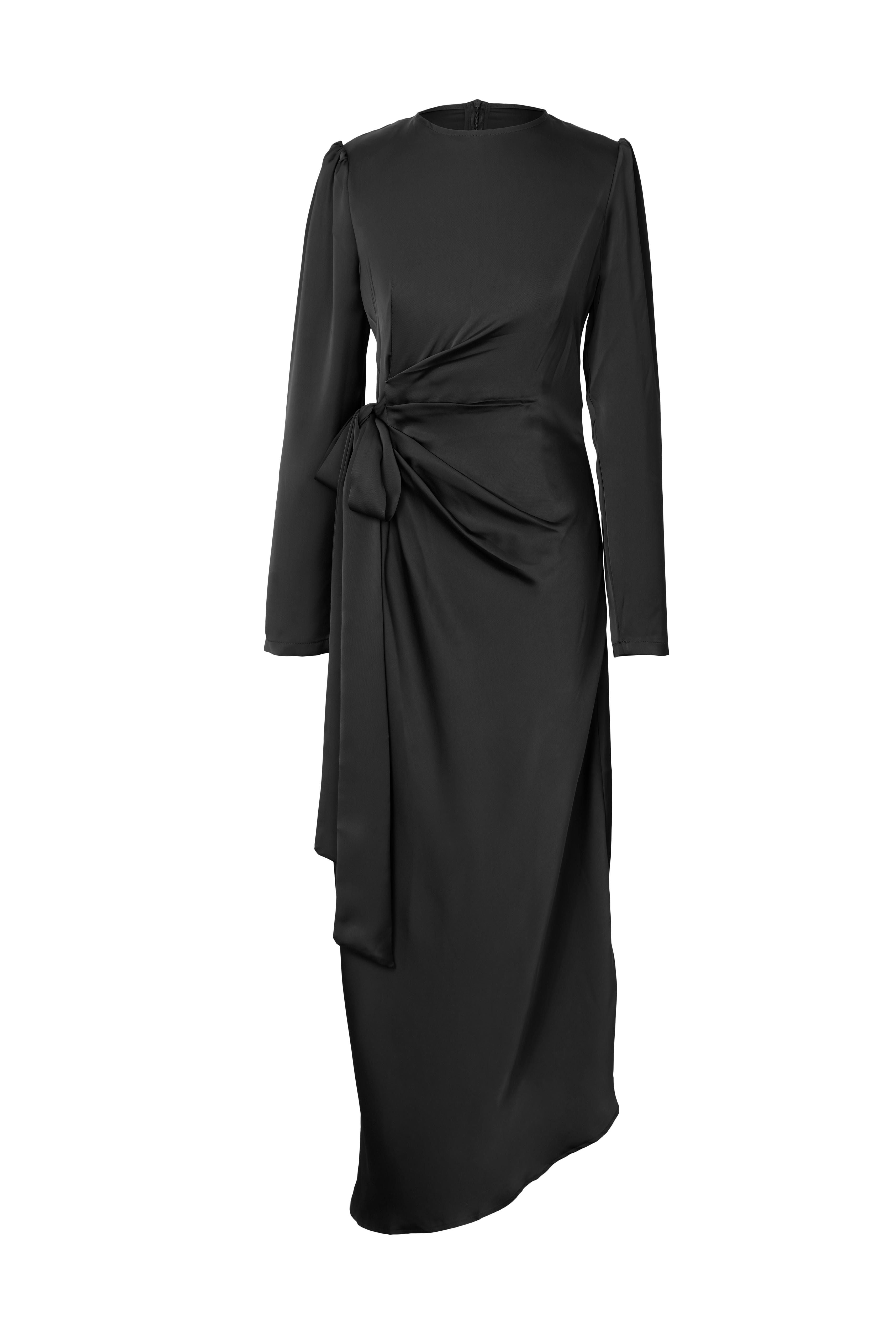 Tory - Black Tie Dress