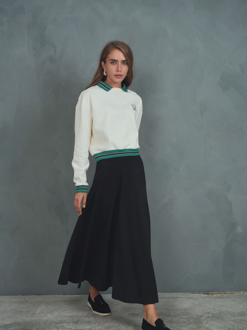 Panel Midi Skirt