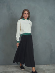 Panel Midi Skirt
