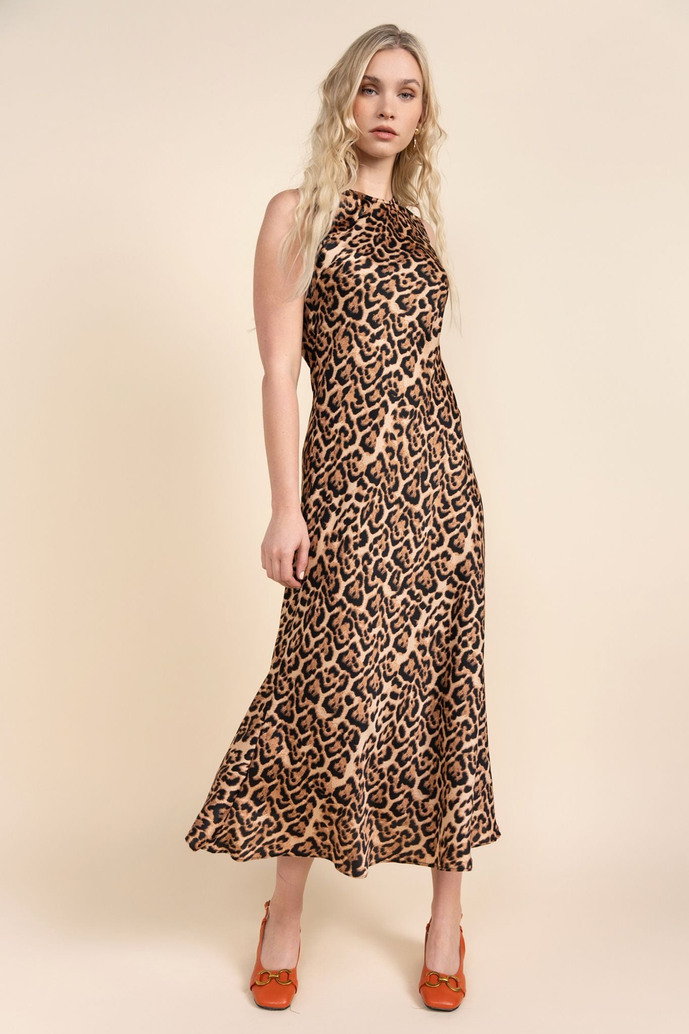 Madison Dress in Leopard