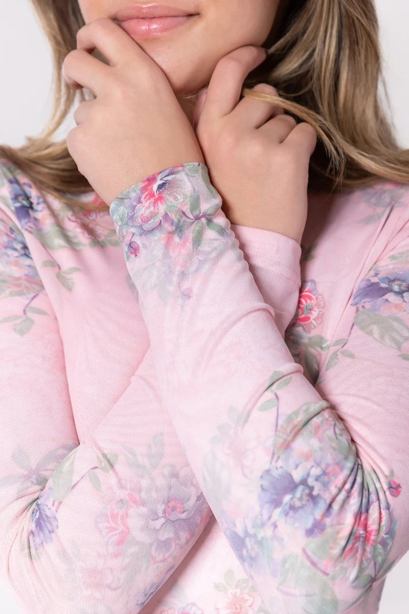 Juliana Dress (Pink Flower)