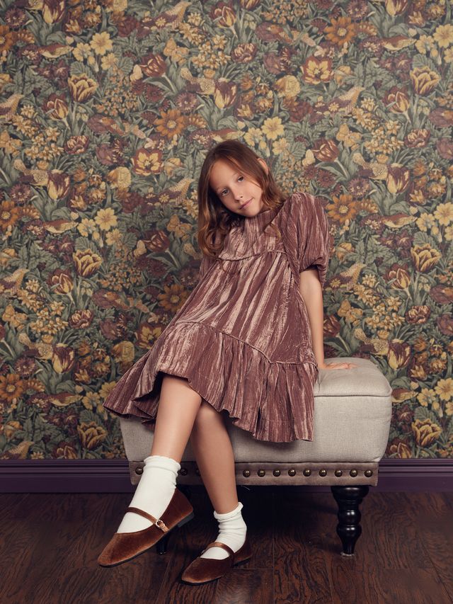 Crushed Velvet Dress