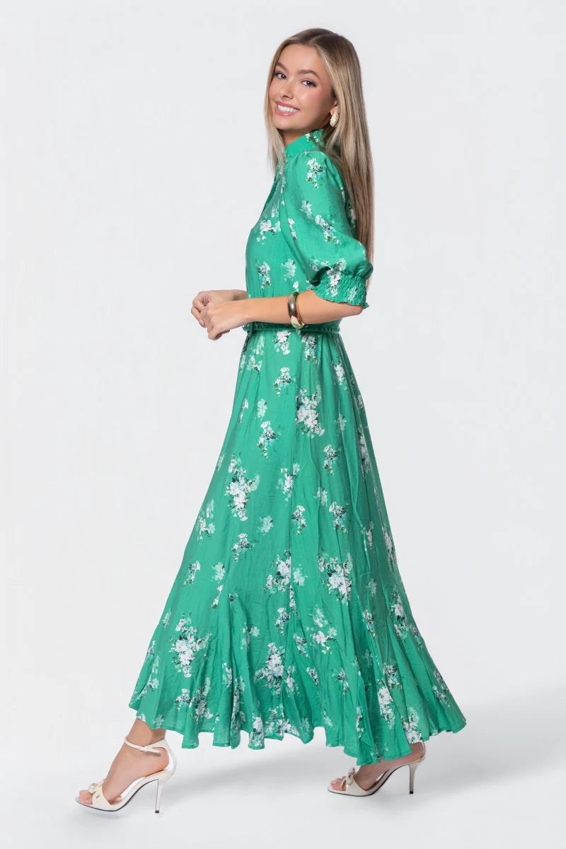 Karen Dress (Green Pattern)