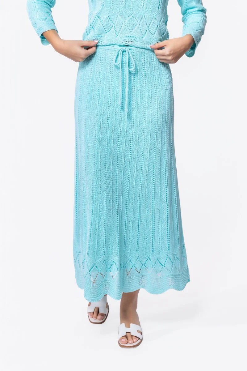 Kelly Skirt (Aqua Blue)