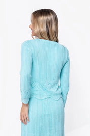 Kelly Top (Aqua Blue)