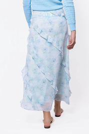 Laurel Skirt (Blue Flower)