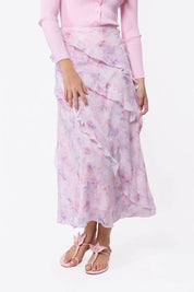 Laurel Skirt (Pink Flower)