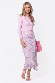 Laurel Skirt (Pink Flower)