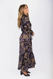Lexi Dress 53" (Black/Purple)