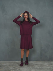 Knit Pleated Skirt - 23"