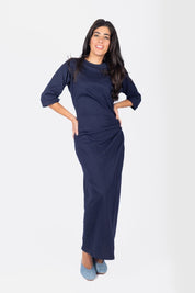 LILA DRESS (NAVY)