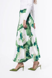 Lisa Skirt (Ivory/Green)