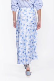Lisa Skirt (White/Blue)