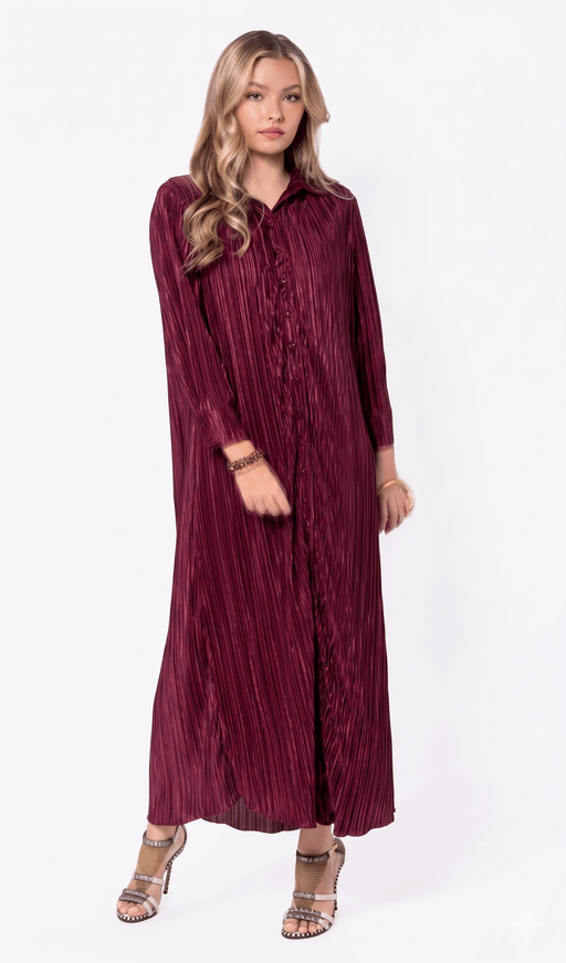 Maggie Dress (Burgundy)