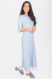 MAIA DRESS 48" (BLUE)