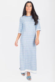 MAIA DRESS 48" (BLUE)