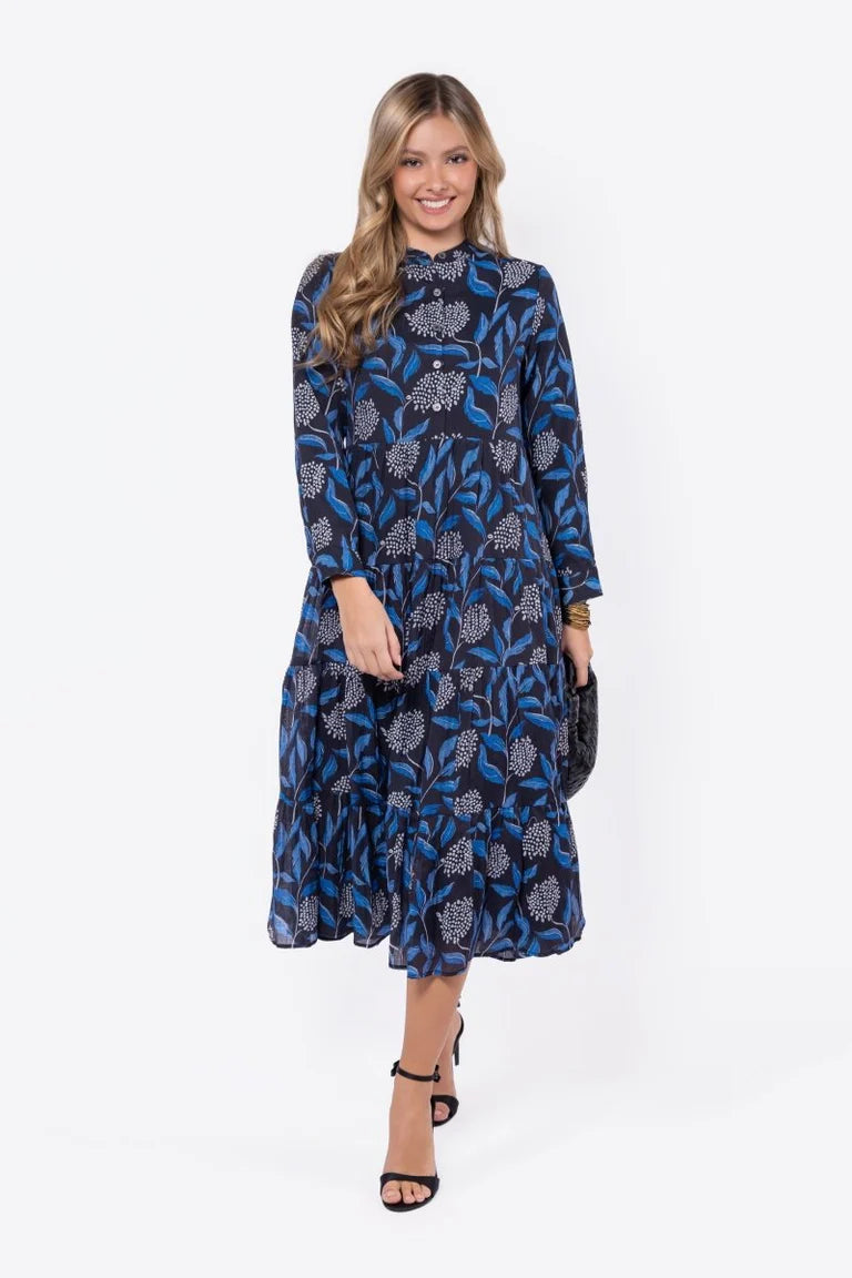 Maren Dress (Black Pattern)