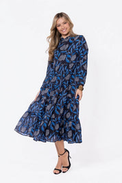 Maren Dress (Black Pattern)