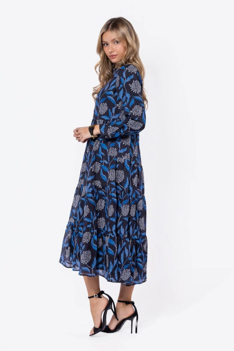 Maren Dress (Black Pattern)