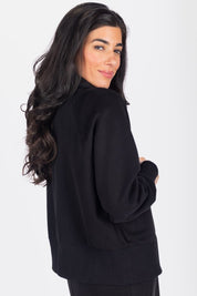 Mina Zip Up Jacket (Black)