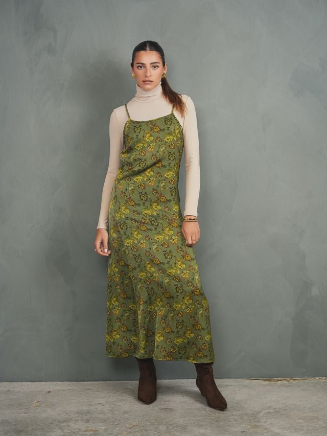 Print Slip Dress
