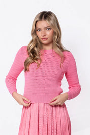 Paige Top (Medium Coral Pink)