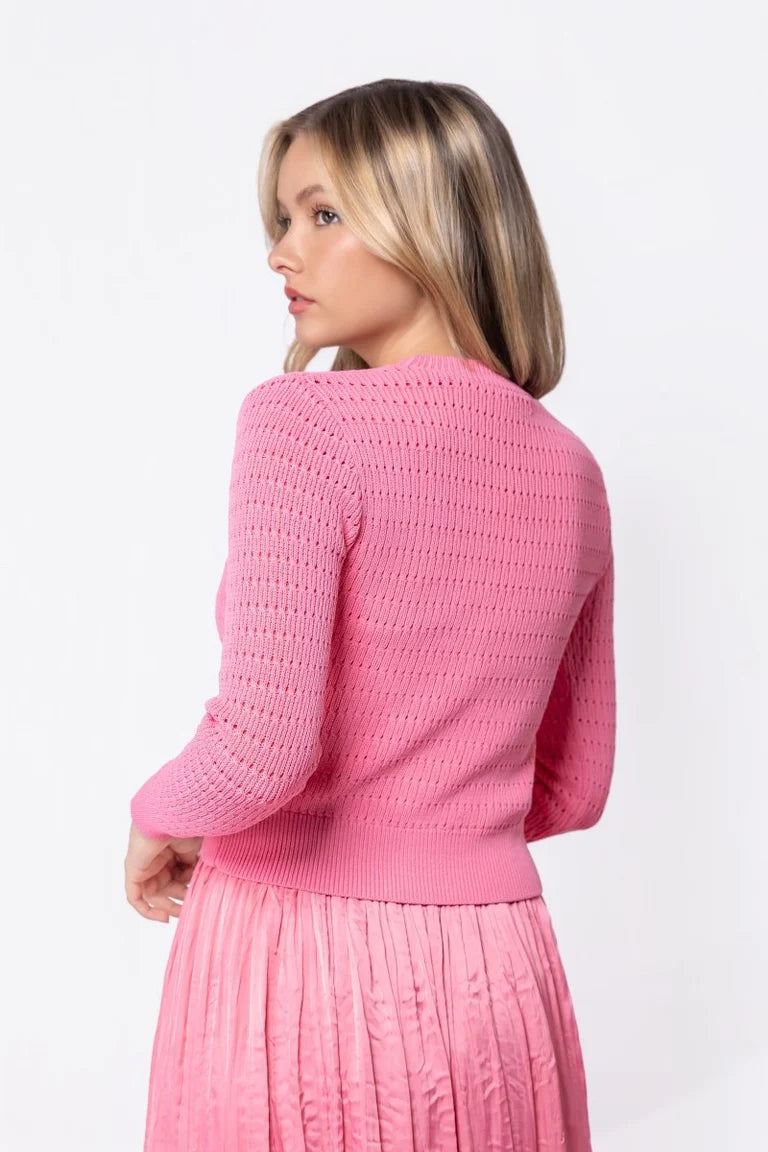 Paige Top (Medium Coral Pink)