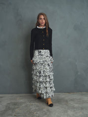 Ruffled Maxi Skirt
