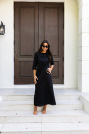Sunkissed Linen Knot Dress