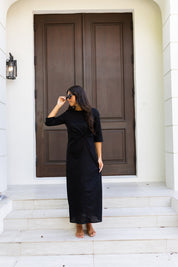 Sunkissed Linen Knot Dress