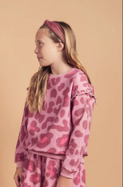 Leopard Girls Top