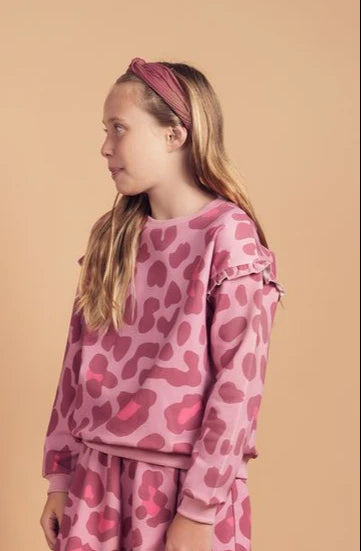 Leopard Girls Top