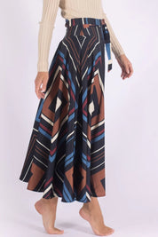 Sandy Skirt (Brown Multi)