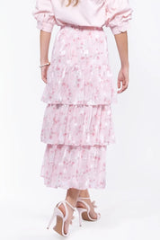 Suri Skirt (Pink Flower)