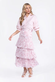 Suri Skirt (Pink Flower)