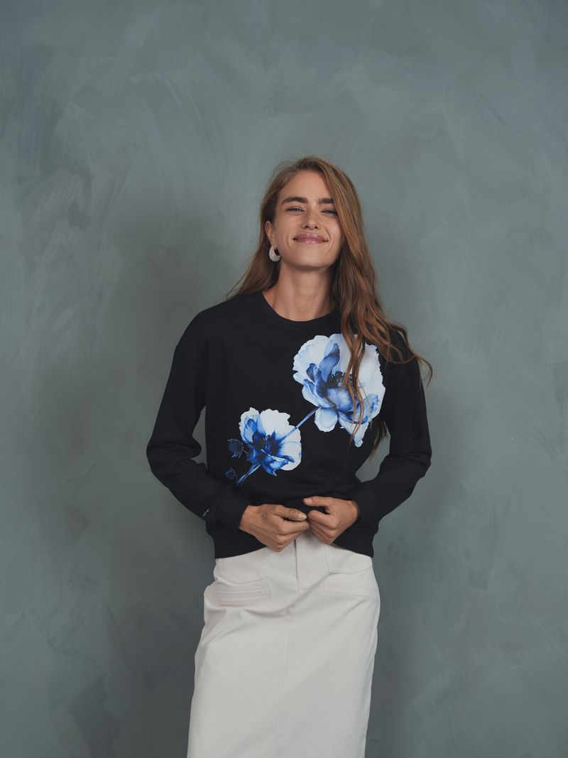 Watercolor Floral Sweatshirt