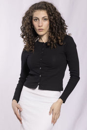 RIBBED CARDIGAN AVAILABLE IN 4 COLORS (26SM28)
