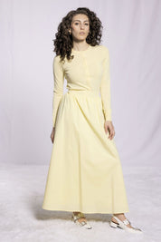 MIDI SKIRT AVAILABLE IN 4 COLORS(26SM14)