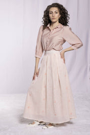 PEARL DETAIL BLOUSE AVAILABLE IN 4 COLORS (26SM15)