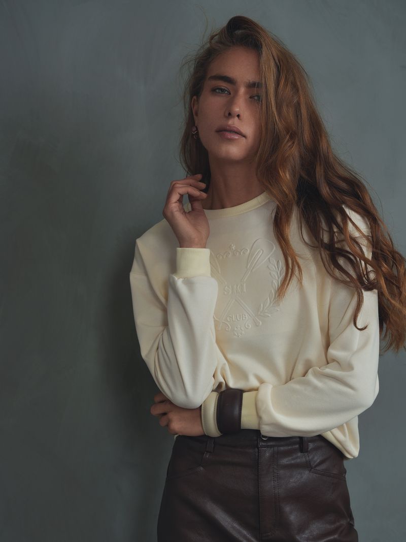 Embossed Sweatshirt
