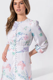 Valentina Dress (Ivory Green)