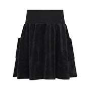 High Waisted Velour Skirt