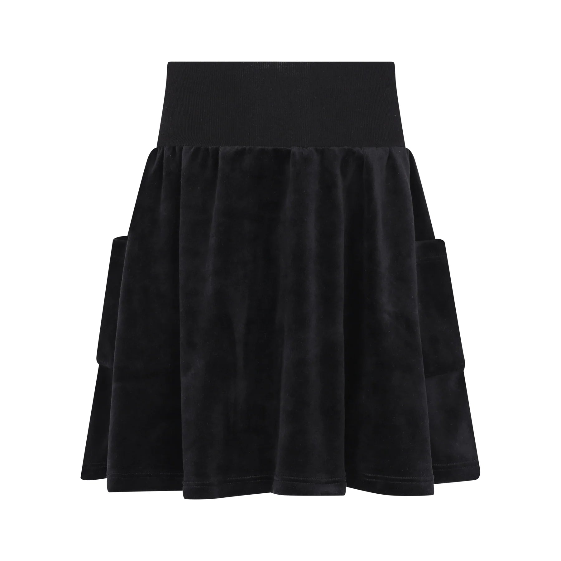 High Waisted Velour Skirt