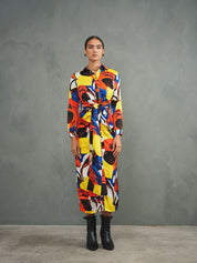 Print Tie Dress