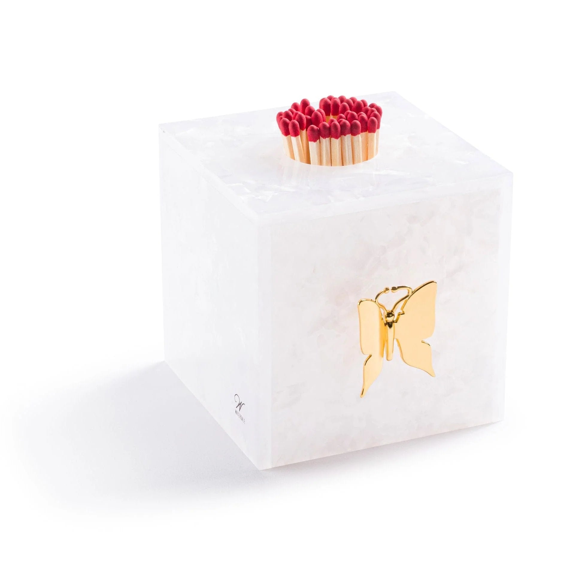 Havdalah Match Jar Block - Butterfly