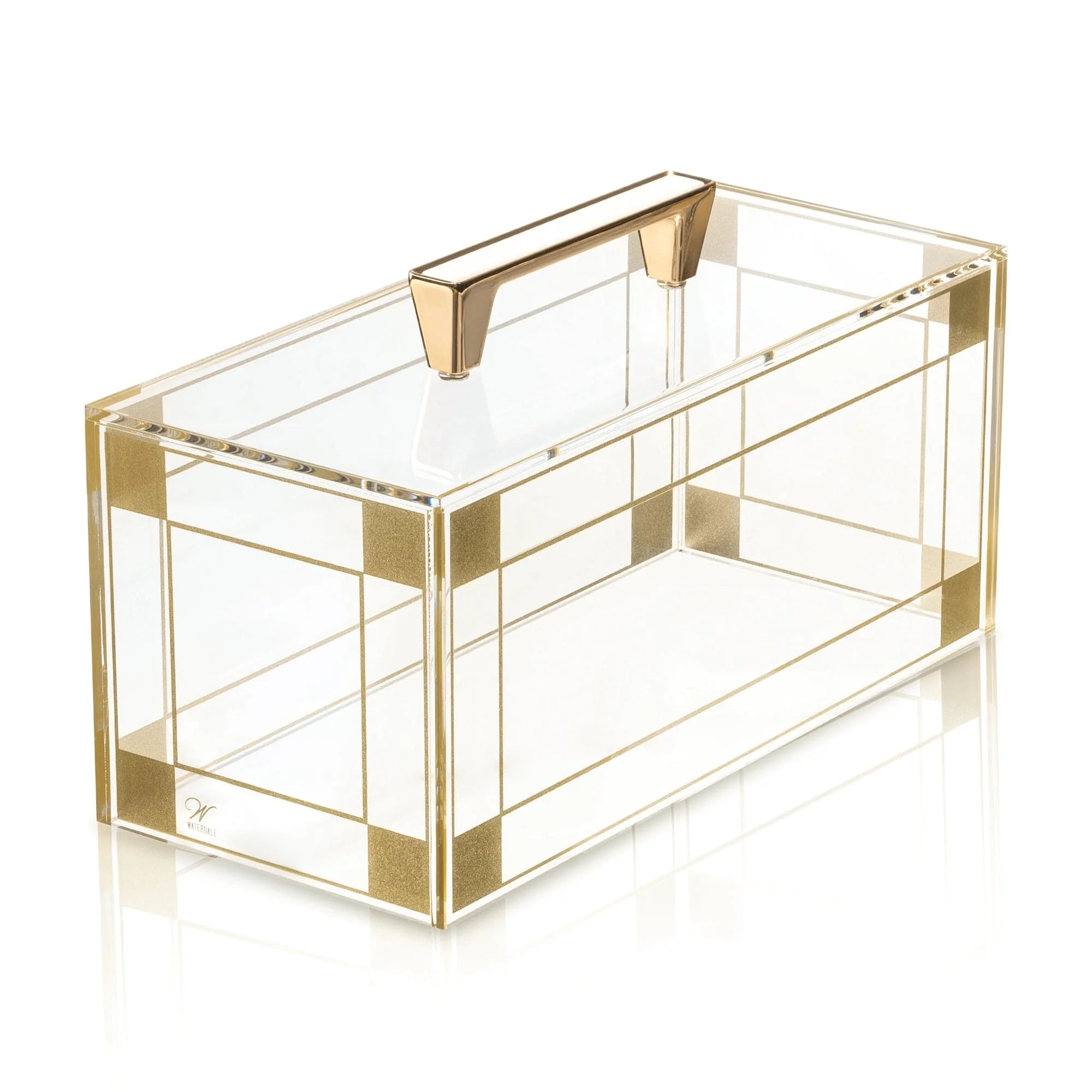 Classic 2.0 Rectangular Cake Dome - Small - Gold