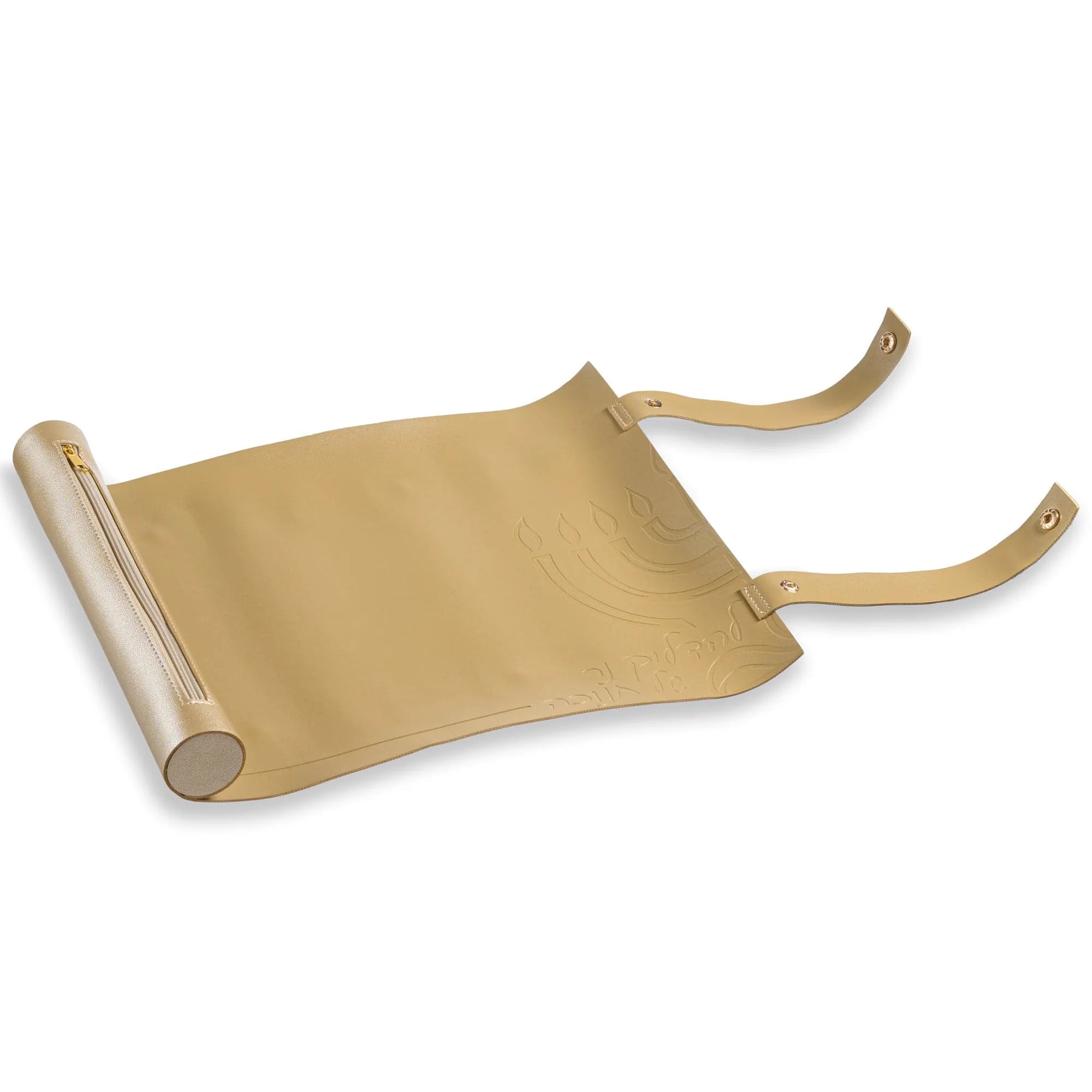 Chanukah - Leather Menorah Tray