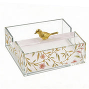 Napkin Holder - Sqaure - Floral Bird
